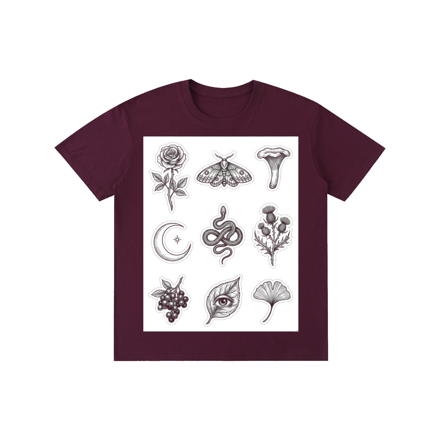 Mystical Elements Collage Tee