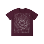 Ethereal Peony Line-Art Graphic Tee