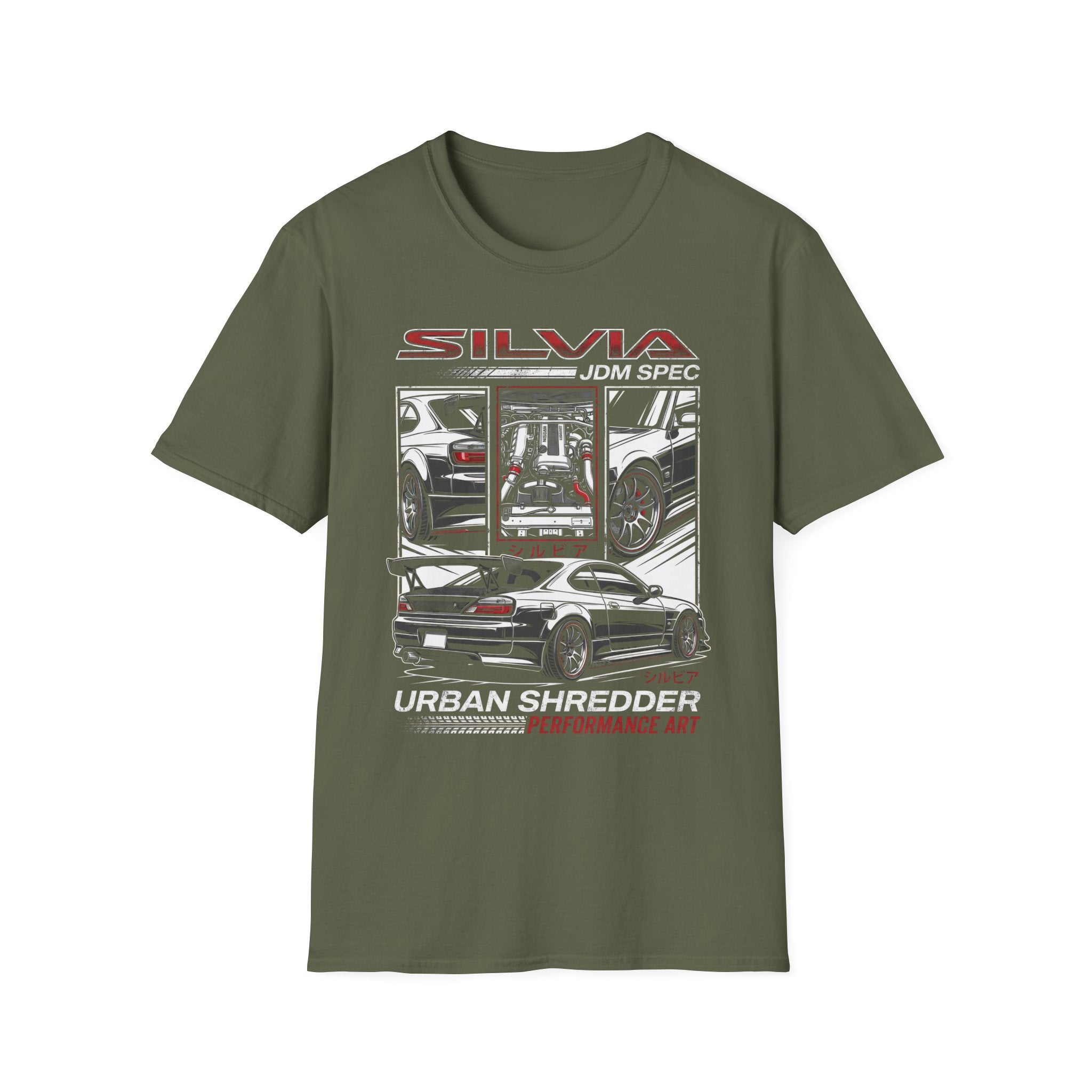 Nissan Silvia S15 JDM Graphic T-Shirt - Urban Shredder Drift Tee