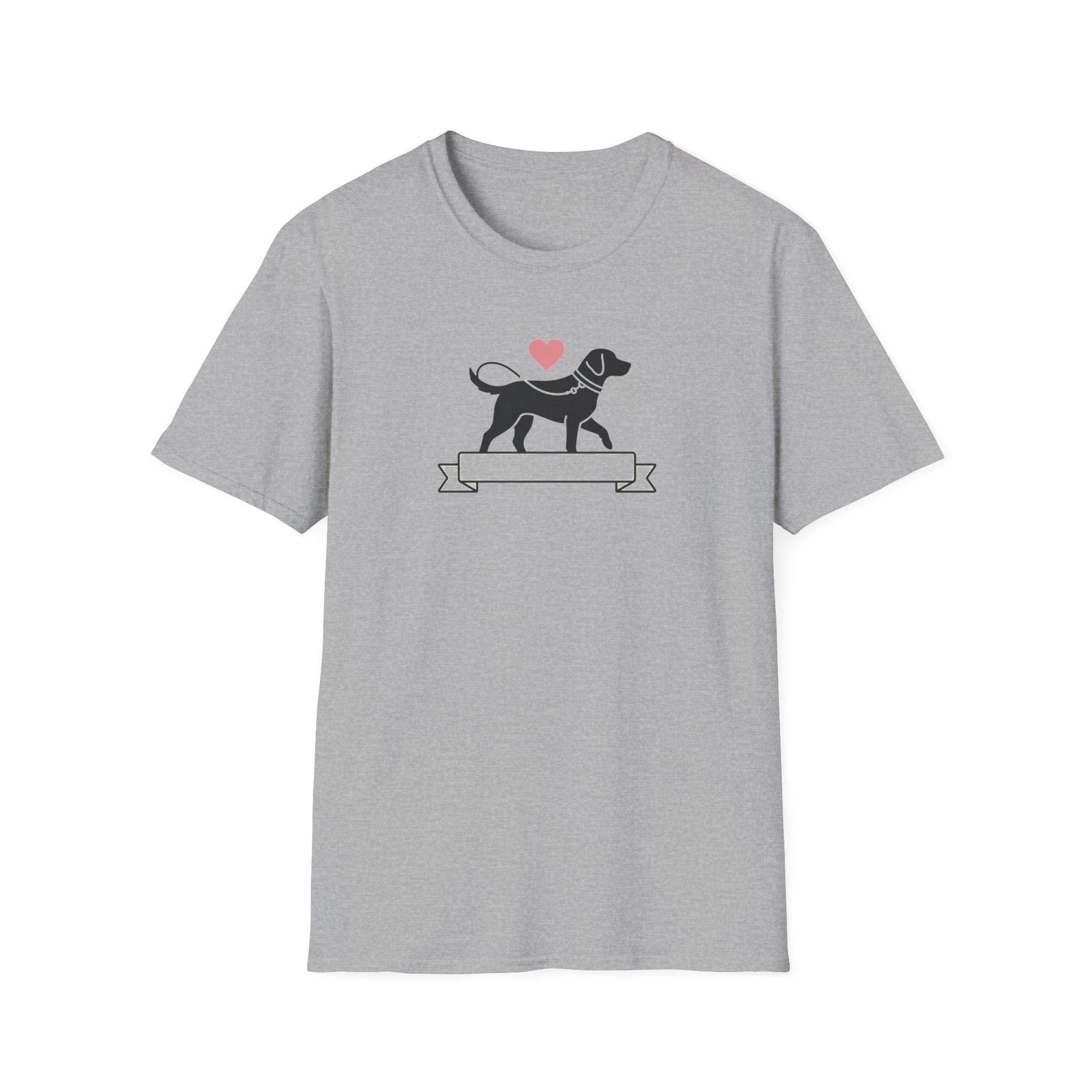Minimalist Labrador Retriever Graphic T-Shirt - Cute Dog Lover White Tee