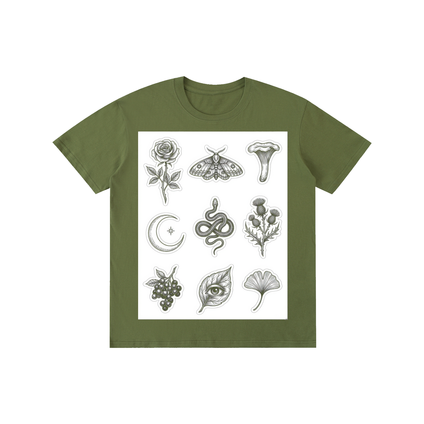 Mystical Elements Collage Tee