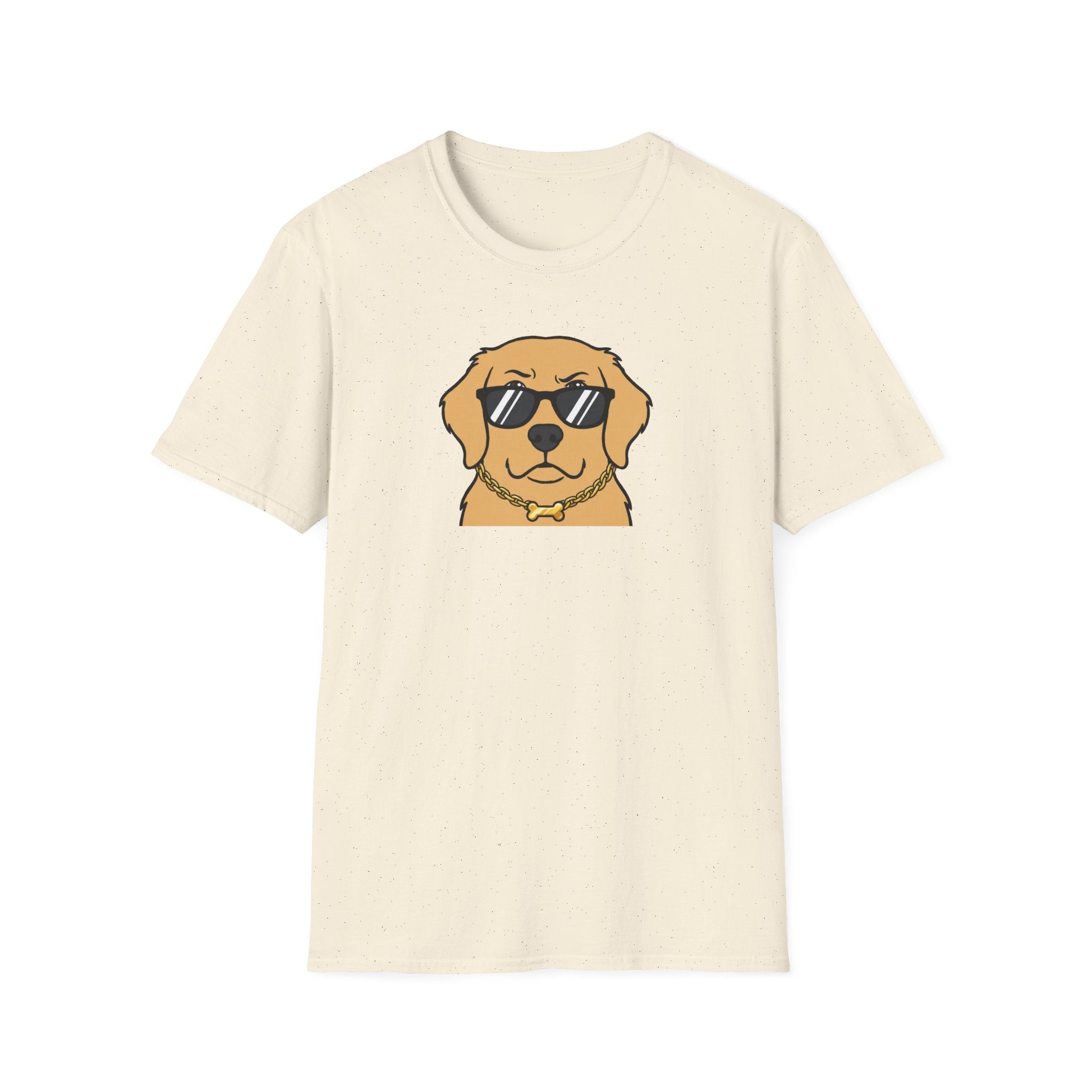 Cool Golden Retriever Unisex T-Shirt – Hip Hop Dog Graphic Tee