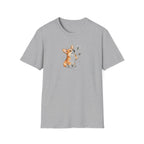 Adorable Corgi with Dandelion Unisex T-Shirt – Cute Dog Lover Graphic Tee