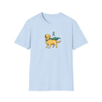 Hero Golden Retriever Awareness Ribbon Unisex T-Shirt