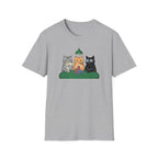 Cats Playing Poker Graphic T-Shirt | Funny Vintage Aesthetic Unisex Tee