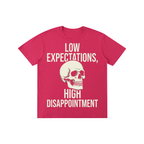 Low Expectations, High Disappointment Skeleton Tee