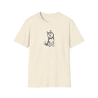 Smug Siberian Husky Graphic T-Shirt - Cute Sassy Dog Lover White Tee
