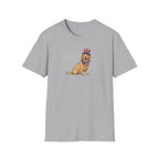 Patriotic Golden Retriever Unisex T-Shirt | 4th of July American Flag Dog Graphic Tee