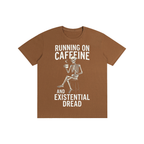 Running On Caffeine Skeleton Graphic Tee