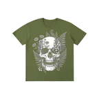 Floral Skull Anatomy Graphic Tee