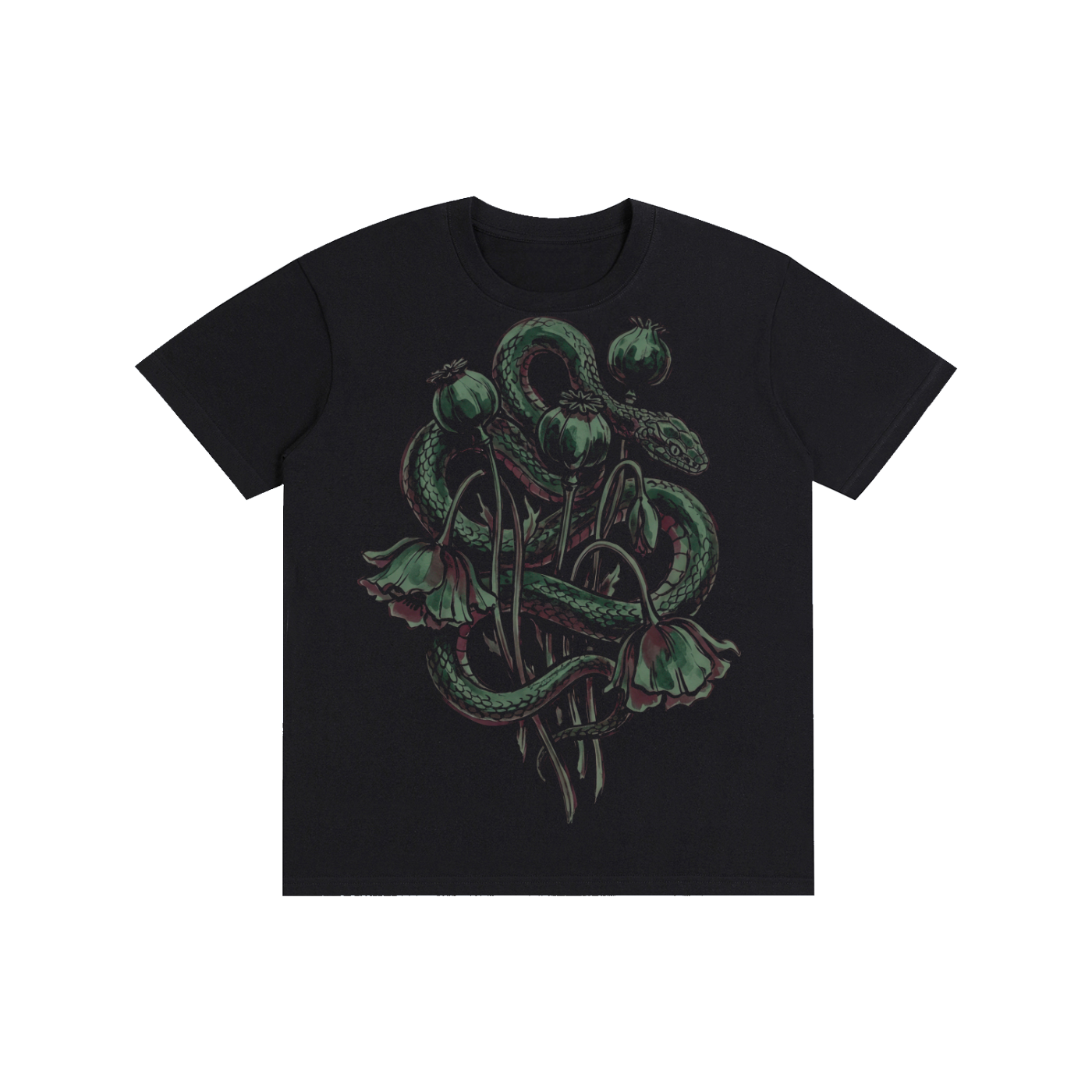Serpent & Poppy Botanical Graphic Tee