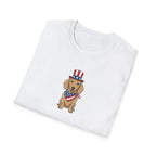 Patriotic Dachshund Unisex T-Shirt | Fourth of July Patriotic Doxie Graphic Tee
