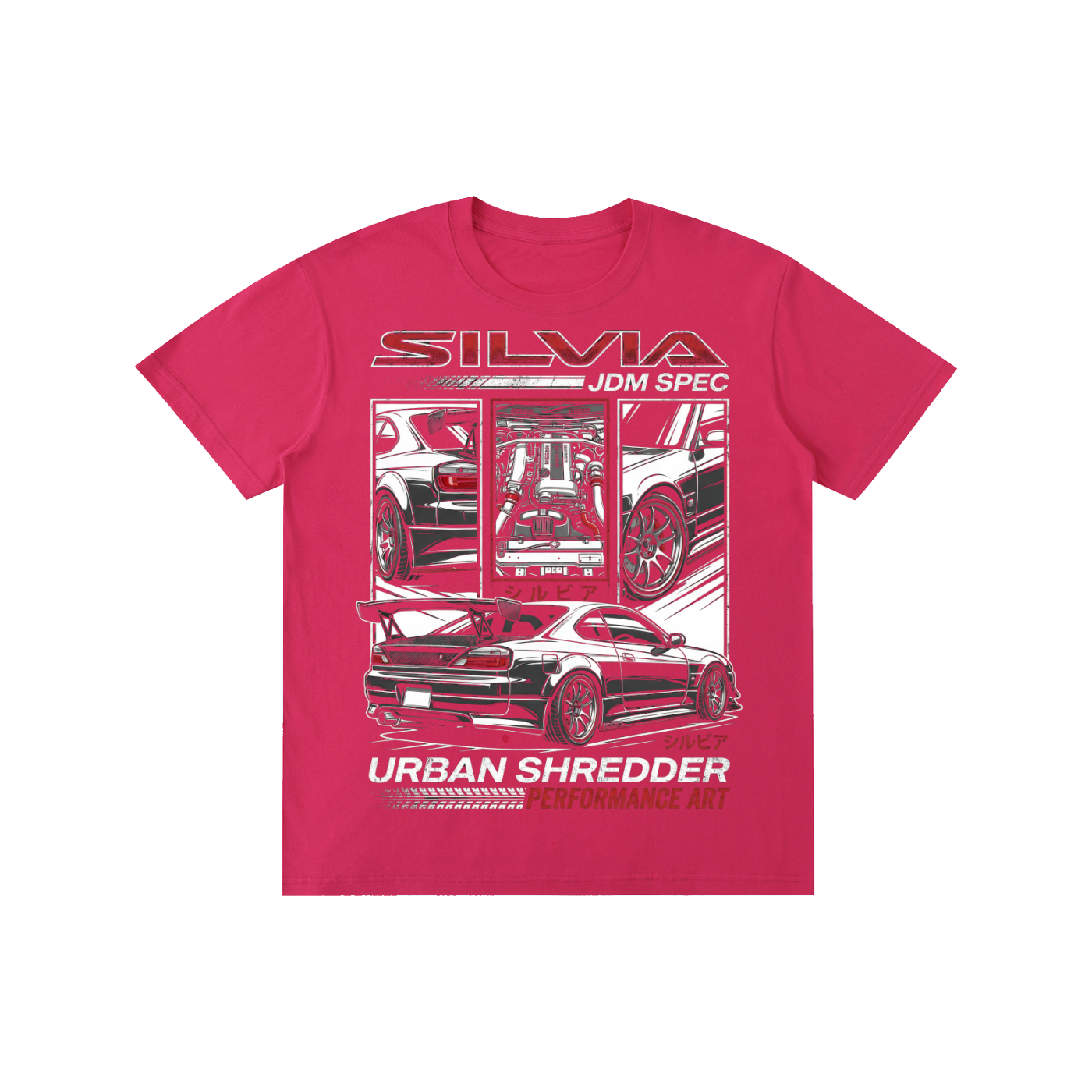 Nissan Silvia S15 "Urban Shredder" JDM Graphic Unisex T-Shirt – Streetwear Drift Tee