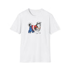 Funny Hip Hop Malamute Graphic T-Shirt | 90s Streetwear Dog Unisex Tee