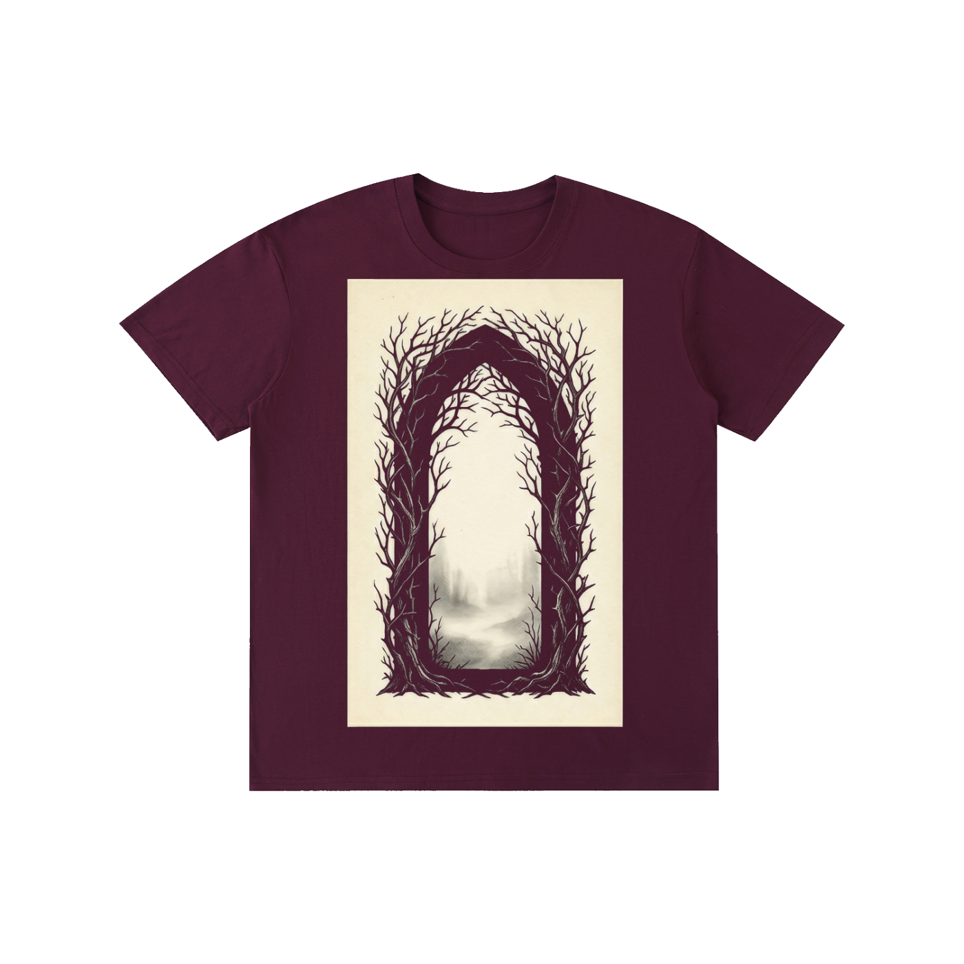 Gothic Forest Portal Graphic Tee