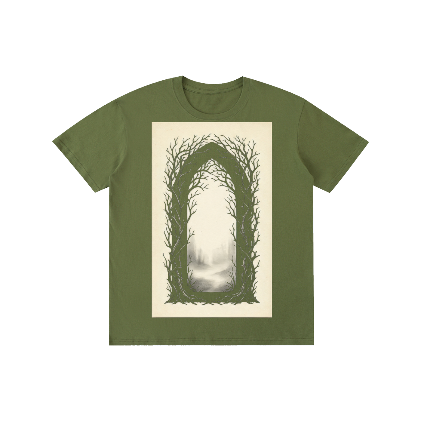 Gothic Forest Portal Graphic Tee