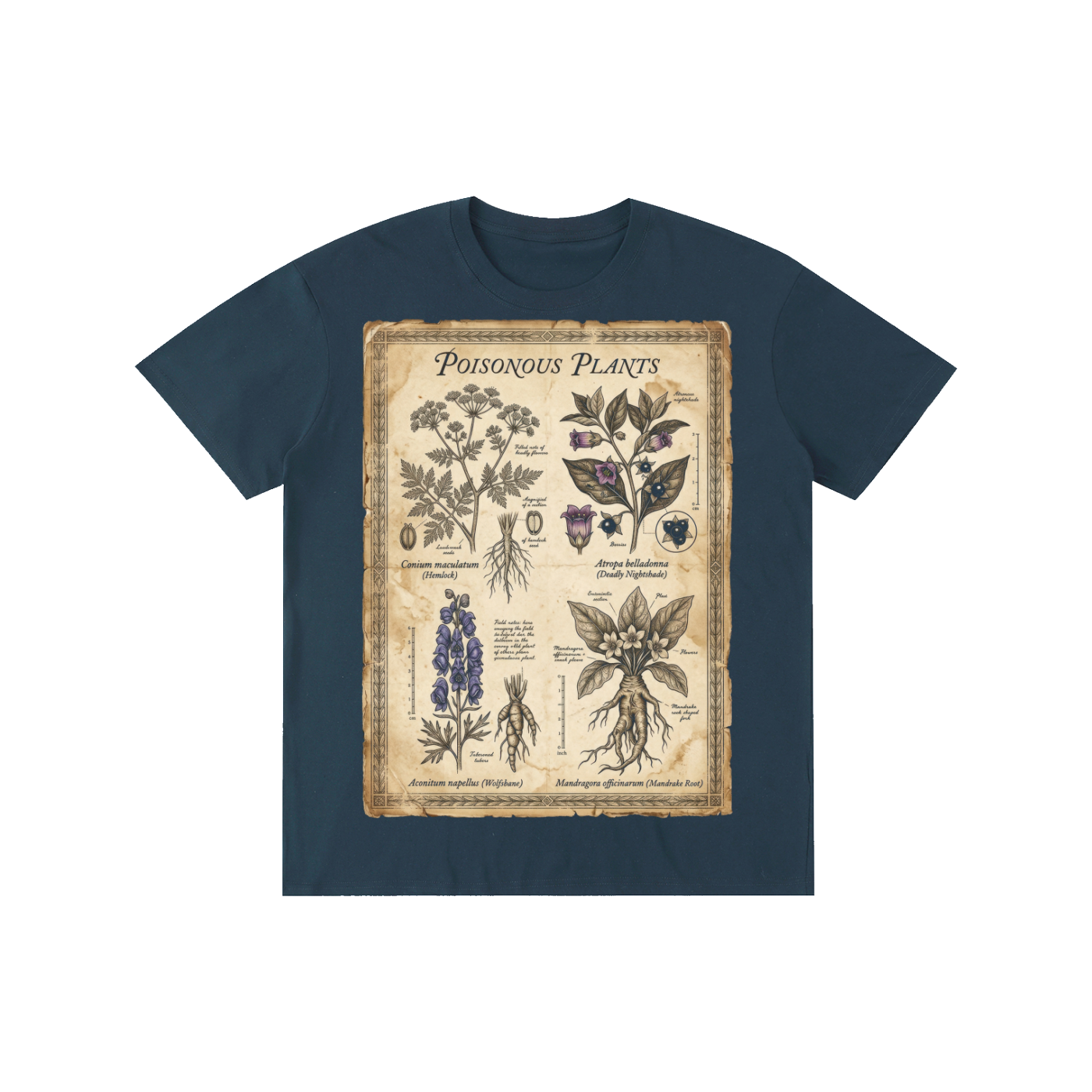 Poisonous Plants Botanical Graphic Tee