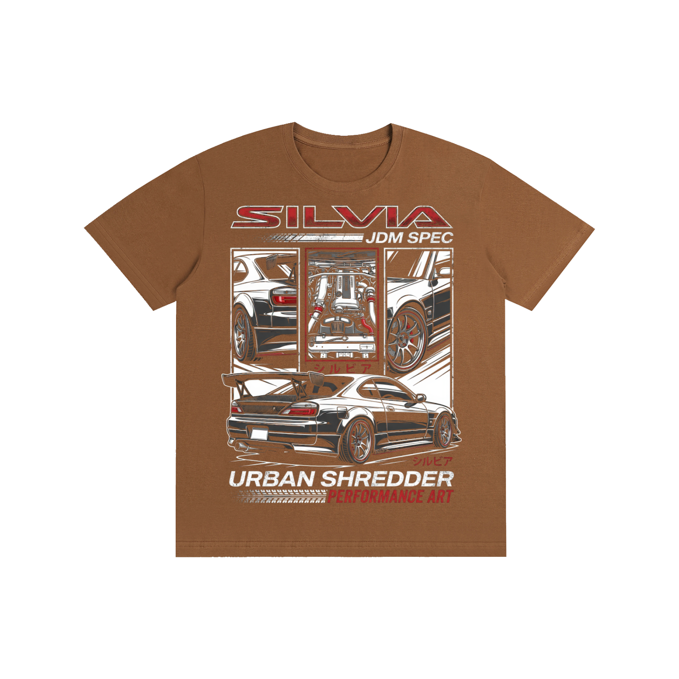 Nissan Silvia S15 "Urban Shredder" JDM Graphic Unisex T-Shirt – Streetwear Drift Tee