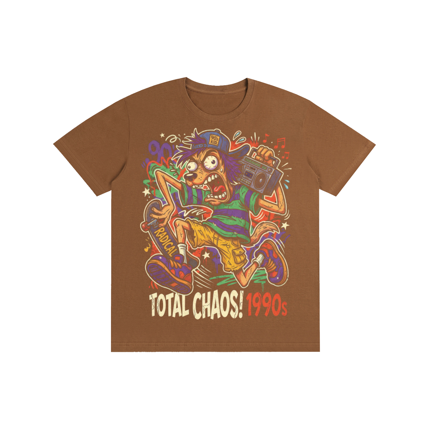 Total Chaos 1990s Skate Graphic Tee
