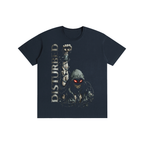 Disturbed Hooded Figure Graphic Tee