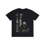 Disturbed Hooded Figure Graphic Tee