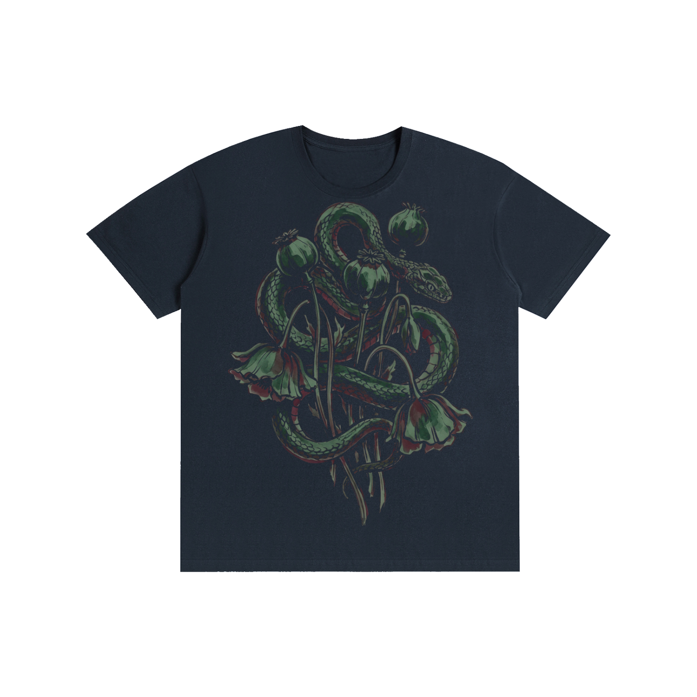 Serpent & Poppy Botanical Graphic Tee