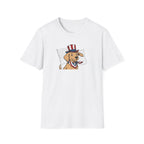 Patriotic Golden Retriever 4th of July Unisex T-Shirt - Uncle Sam Dog Graphic Tee