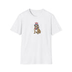 Patriotic English Bulldog Unisex T-Shirt | 4th of July American Flag Dog Graphic Tee