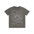 Ethereal Peony Line-Art Graphic Tee