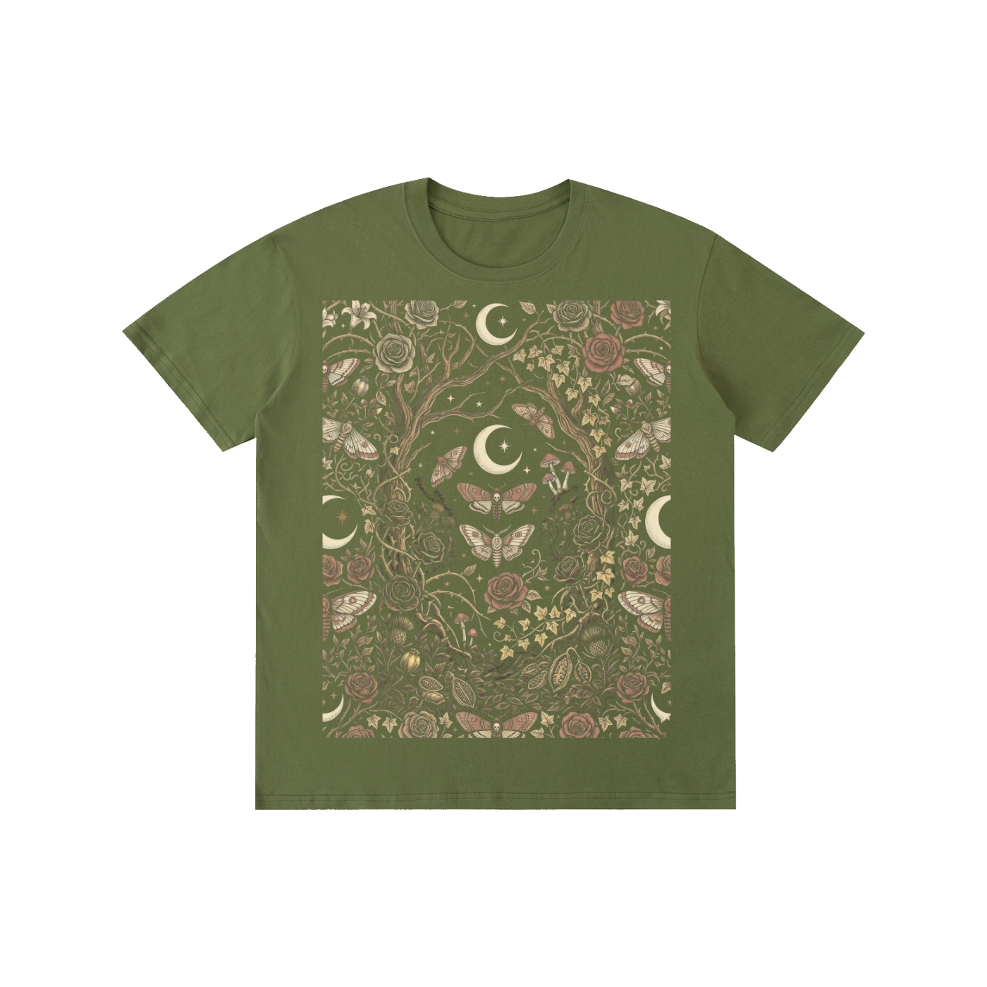 Serpent & Poppy Botanical Graphic Tee