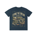 Living The Dream (Barely) Skeleton Graphic Tee