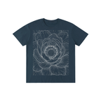 Ethereal Peony Line-Art Graphic Tee