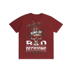 "King of Bad Decisions" Crowned Skull Graphic Tee