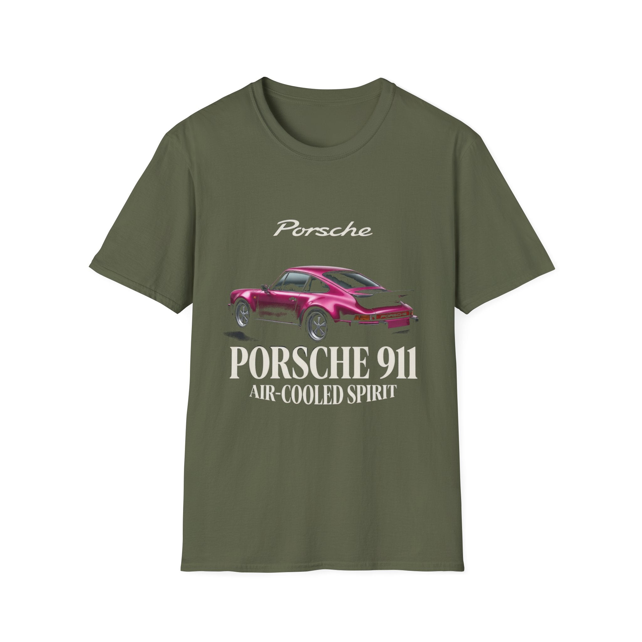 Porsche 911 Air-Cooled Spirit Graphic T-Shirt - Classic Sports Car Apparel