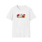 Wildflower Bouquet Unisex T-Shirt – Poppies and Daisies Graphic Tee