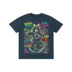 Neon Samurai Punk Graphic Streetwear Tee