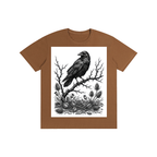 Gothic Raven & Thorns Graphic Tee