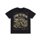 Living The Dream (Barely) Skeleton Graphic Tee