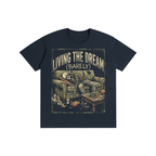 Living The Dream (Barely) Skeleton Graphic Tee