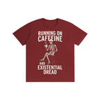 Running On Caffeine Skeleton Graphic Tee