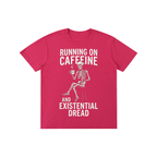 Running On Caffeine Skeleton Graphic Tee