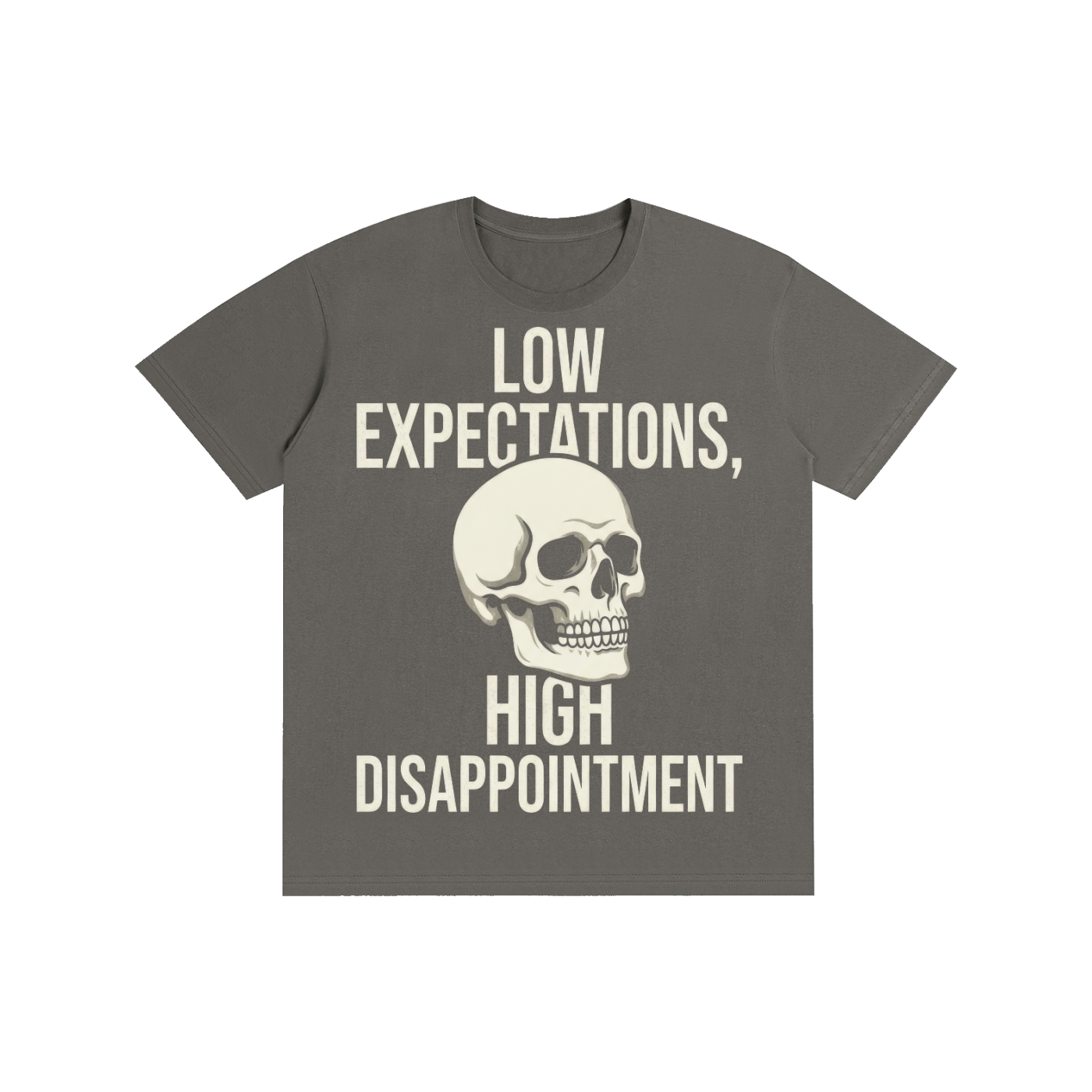 Low Expectations, High Disappointment Skeleton Tee