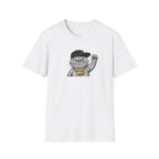 Funny Gangster Cat Unisex T-Shirt - Cool Hip Hop Space Grey Cat Graphic Tee