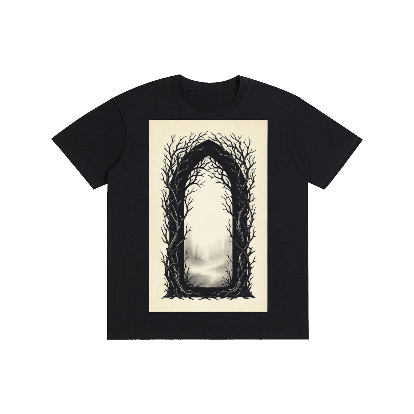 Gothic Forest Portal Graphic Tee