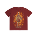 This Is Fine Skeleton Fire Graphic Tee