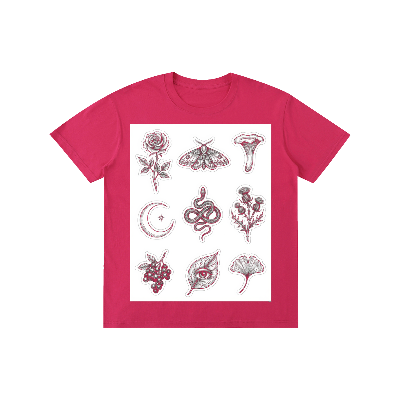 Mystical Elements Collage Tee