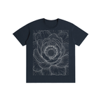 Ethereal Peony Line-Art Graphic Tee