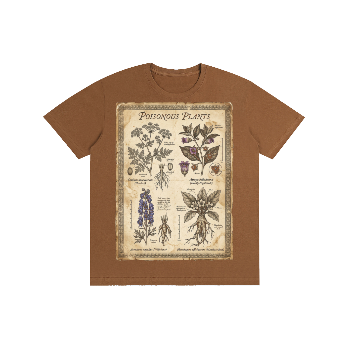 Poisonous Plants Botanical Graphic Tee