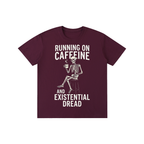Running On Caffeine Skeleton Graphic Tee