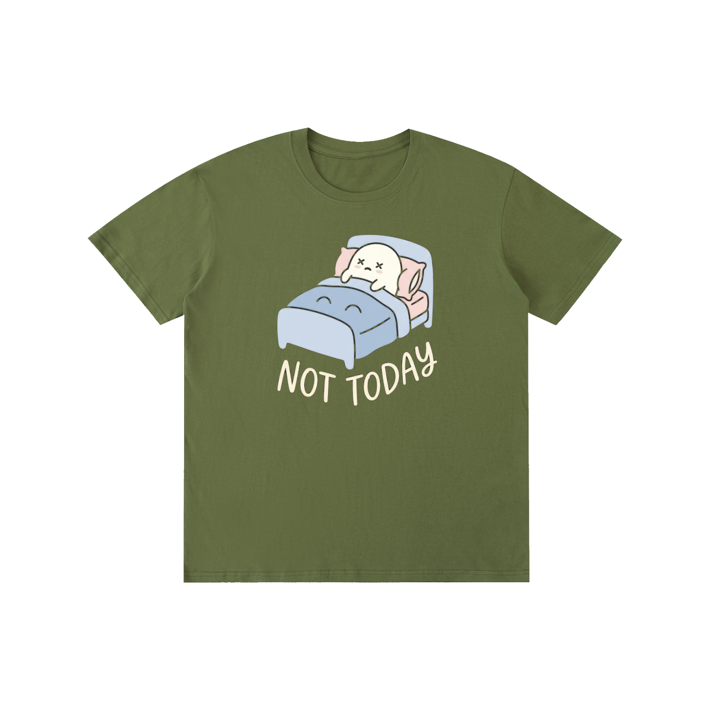 "Not Today" Cute Ghost Graphic Tee